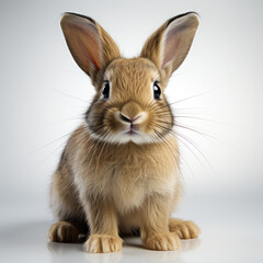 Obraz premium rabbit on white background