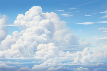 Sky with clouds, blue skies, white clouds, the vast blue sky and clouds