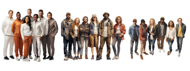 group of people warming up