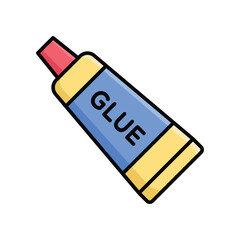 glue icon vector design temp[late simple and clean