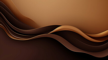 elegant simple brown shade background design with line golden element
