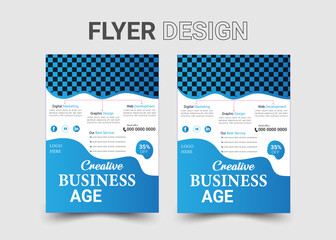 corporate Modern Business Flyer Design template