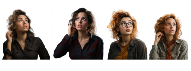 woman looked confused