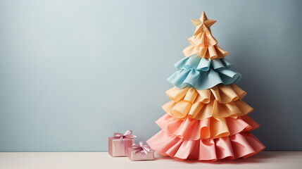 AI art  Christmas themed background クリスマスがテーマの背景