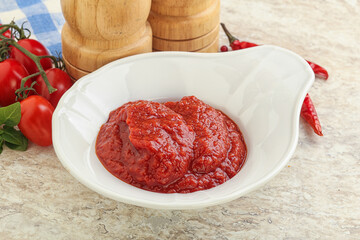 Natural organic pure tomato pasta