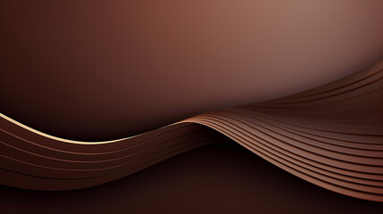 Fototapeta premium simple elegant brown shade background with line golden element