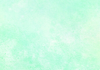 Fototapeta na wymiar シンプルで綺麗な水彩テクスチャーエメラルドグリーン