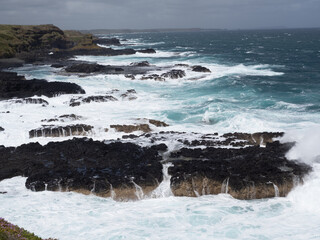 Angry Sea on the southern shore of Phillip Island, Victoria, Australia
