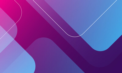 Blue and pink  abstract geometric background. Vector illustration