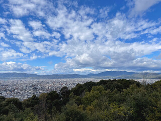 京都市内の俯瞰