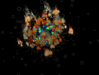 Imaginatory fractal abstract background Image