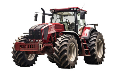 Gorgeous Stylish Harrow Tractor Isolated on Transparent Background PNG.