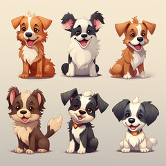 Obraz premium Dog designs