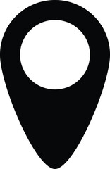 Pin Place Silhouette Icon