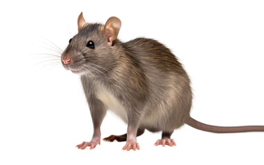 Harmful Spiny Rat Proechimys Sp Isolated On Transparent Background PNG.