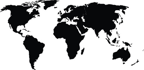Obraz premium map of the world