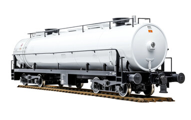 Fototapeta na wymiar Digital Strong Train Fuel Tank Isolated On Transparent Background PNG.