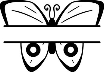 Butterfly Split Monogram