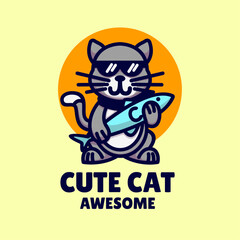 Cute Cat Logo