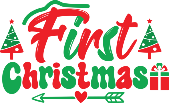 First Christmas png