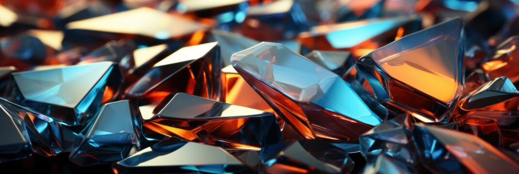Abstract Background Closeup Shot Glossy Crystal, Banner Image For Website, Background abstract , Desktop Wallpaper