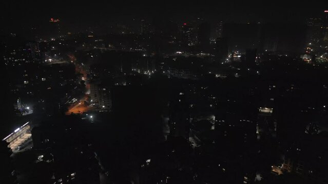 Diwali drone shot kashimira miraroad thane fireworks top to bottom