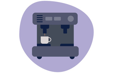 coffie machine icon,Coffee machine vector line icon,symbol,filled flat sign, solid pictogram isolated on Coffee maker machine icon flat,Coffee machine and coffee pot icon,