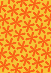 seamless pattern with flowers