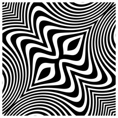 black and white stripes line black white wallpaper movement.abstract wavy background,Elegant black and white silk with stripes.Black and white Psychedelic Linear Wavy Backgrounds.black and white strip