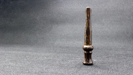 Indonesian wooden pipe for smoking