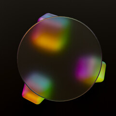 Colorful Glassmorphism Background, for UI design, Web design