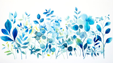 WATERCOLOR ABSTRACT BACKGROUND WITH FLOWERS. legal AI	