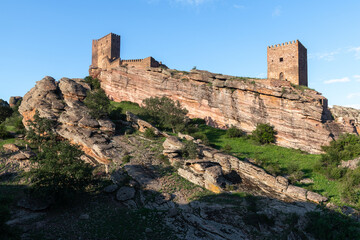 Zafra castle, Guadalajara province in Spain