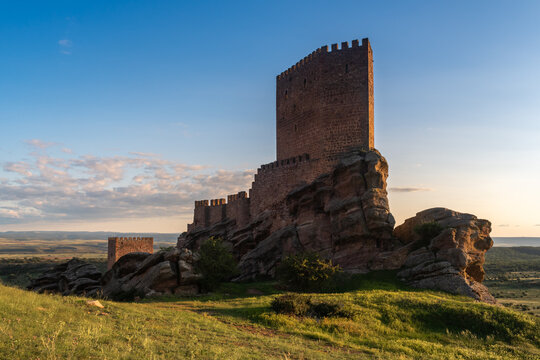 Zafra castle, Guadalajara province in Spain