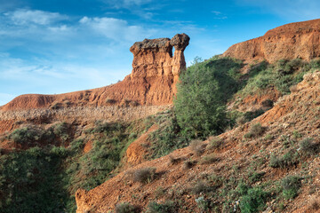 Fototapeta na wymiar Red Canyon of Teruel, Spain