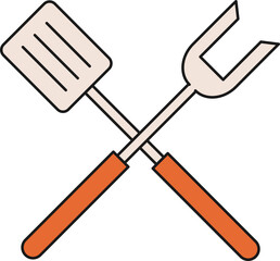 Restauant logo illustration