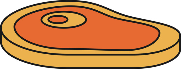 Steak illustration