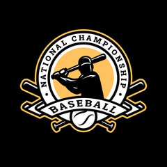 Baseball championship, logo, emblem.