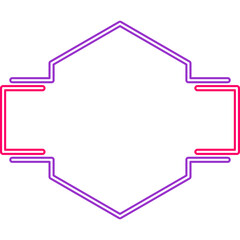 Neon Border Shape