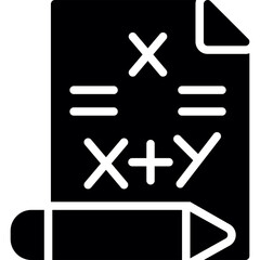 Obraz premium Maths Icon