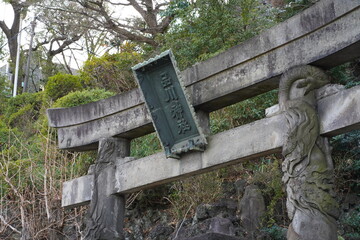 品川神社、東京、日本、野外、神社、神道、お詣り、初詣、参拝、