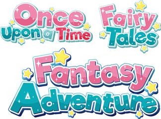 Fantasy Fairy Tales: A Vibrant Vector Illustration