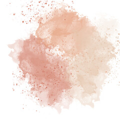 Isolated, transparent, background, splash, art, pink, light, red, color, watercolor, ink, paint, design, texture, grunge, illustration © PixelDream