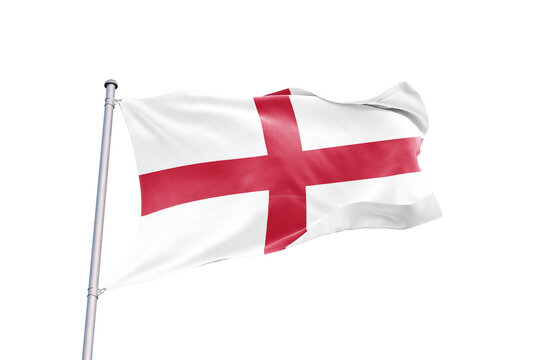 England flag on transparent background.	