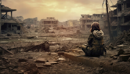 The ravages of war, cry for peace