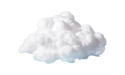 Clip art heaven soft clouds shapes isolated 3d render png
