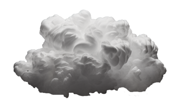 Clip art heaven soft clouds shapes isolated 3d render png