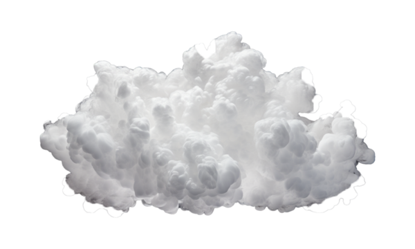 Clip art heaven soft clouds shapes isolated 3d render png
