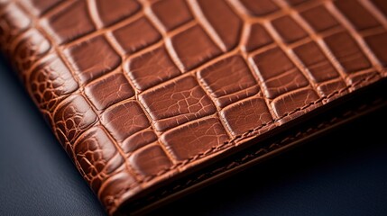 Close-Up Photo of a Textured Leather Wallet.