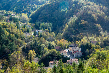 casentino national park autumn colors arezzo tuscany